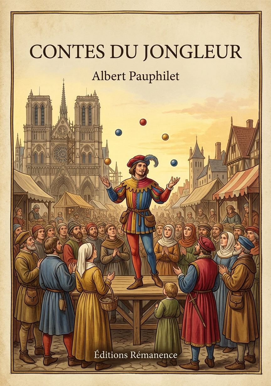 Livre Contes du jongleur par Albert Pauphilet - Couverture - Editions Remanence