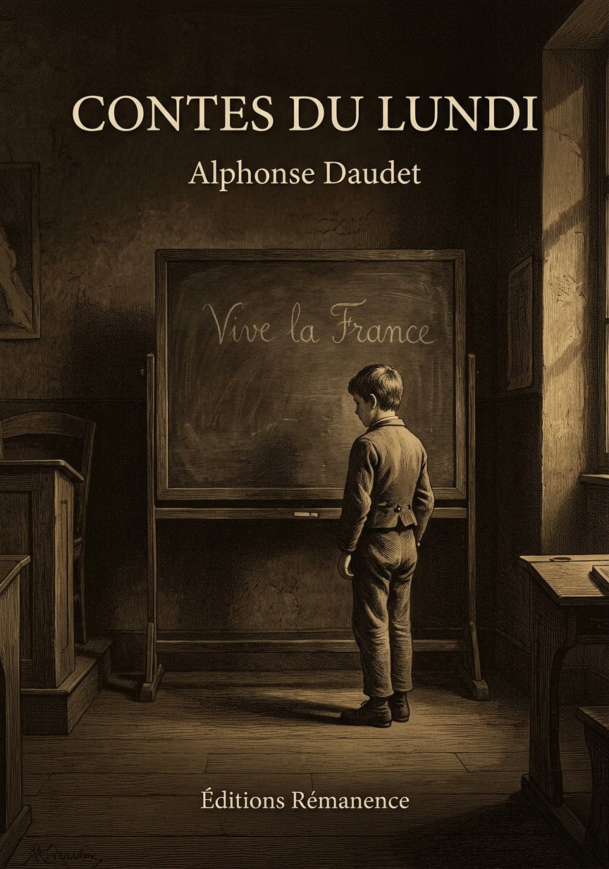 Livre Contes du lundi par Alphonse Daudet - Couverture - Editions Remanence