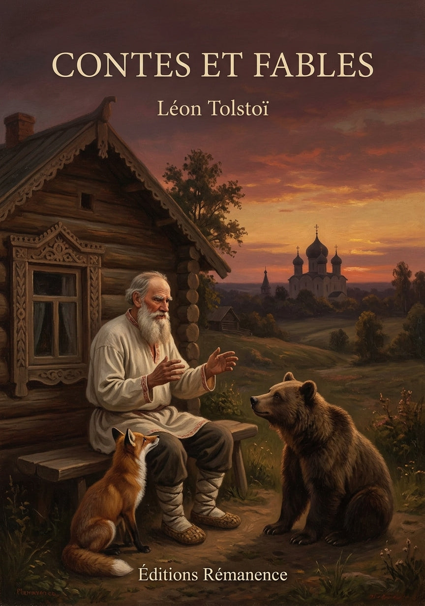 Livre Contes et fables par Léon Tolstoï - Couverture - Editions Remanence