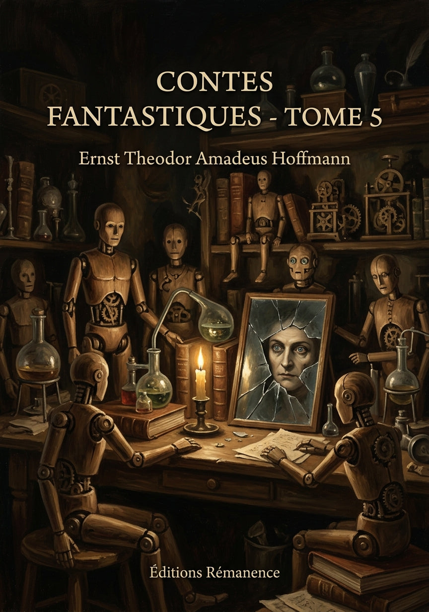 Livre Contes fantastiques - Tome 5 par Ernst Theodor Amadeus Hoffmann - Couverture - Editions Remanence