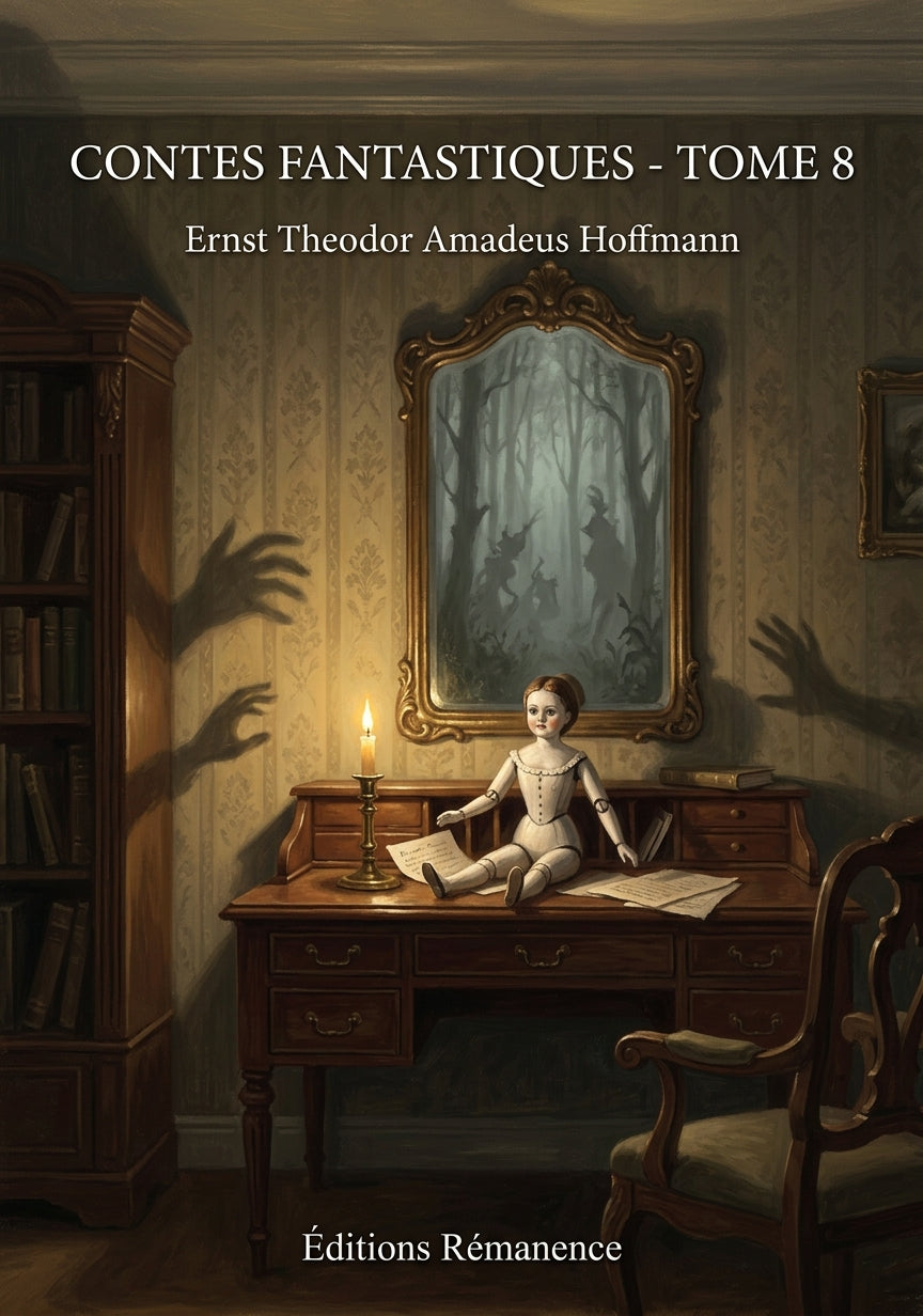 Livre Contes fantastiques - Tome 8 par Ernst Theodor Amadeus Hoffmann - Couverture - Editions Remanence