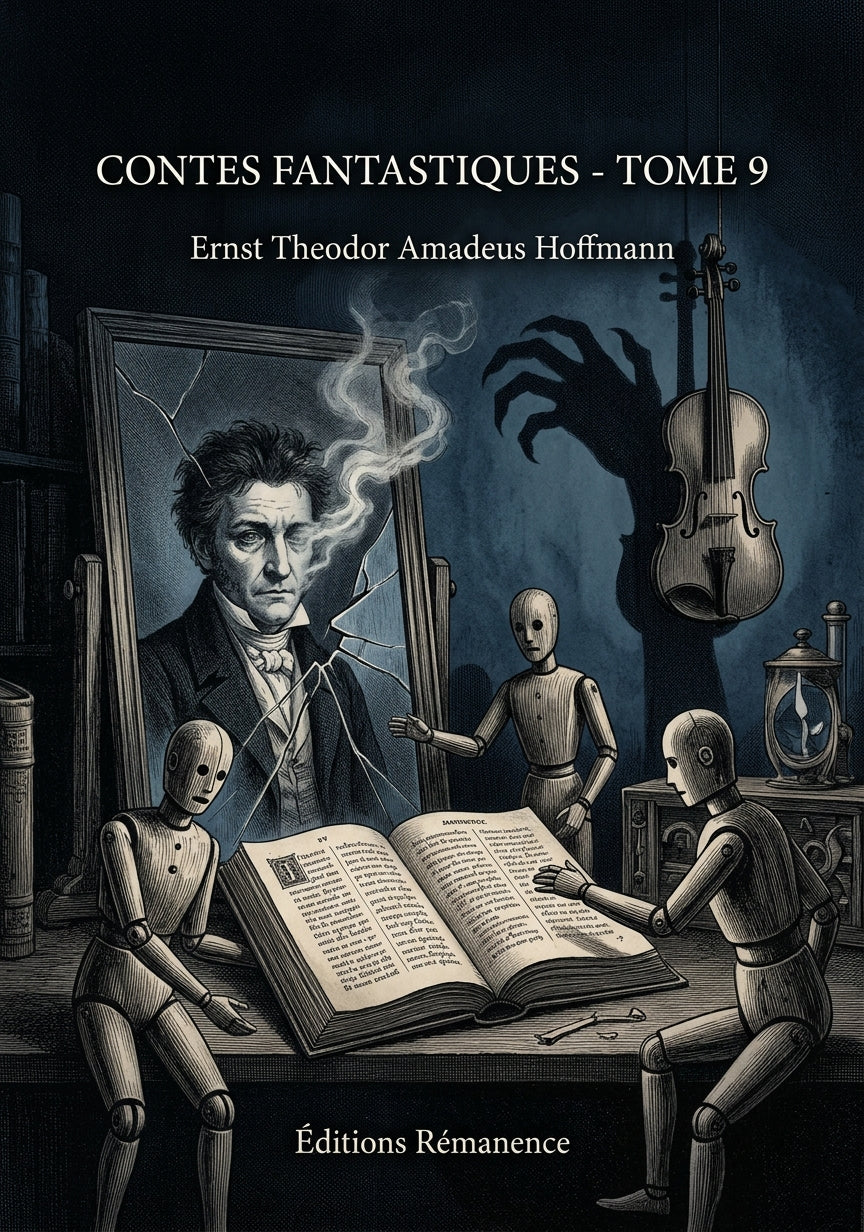 Livre Contes fantastiques - Tome 9 par Ernst Theodor Amadeus Hoffmann - Couverture - Editions Remanence