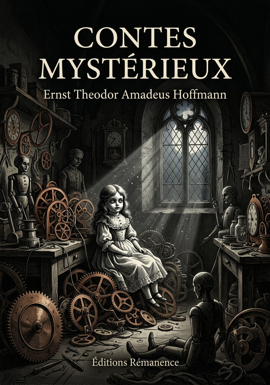 Livre Contes mystérieux par Ernst Theodor Amadeus Hoffmann - Couverture - Editions Remanence