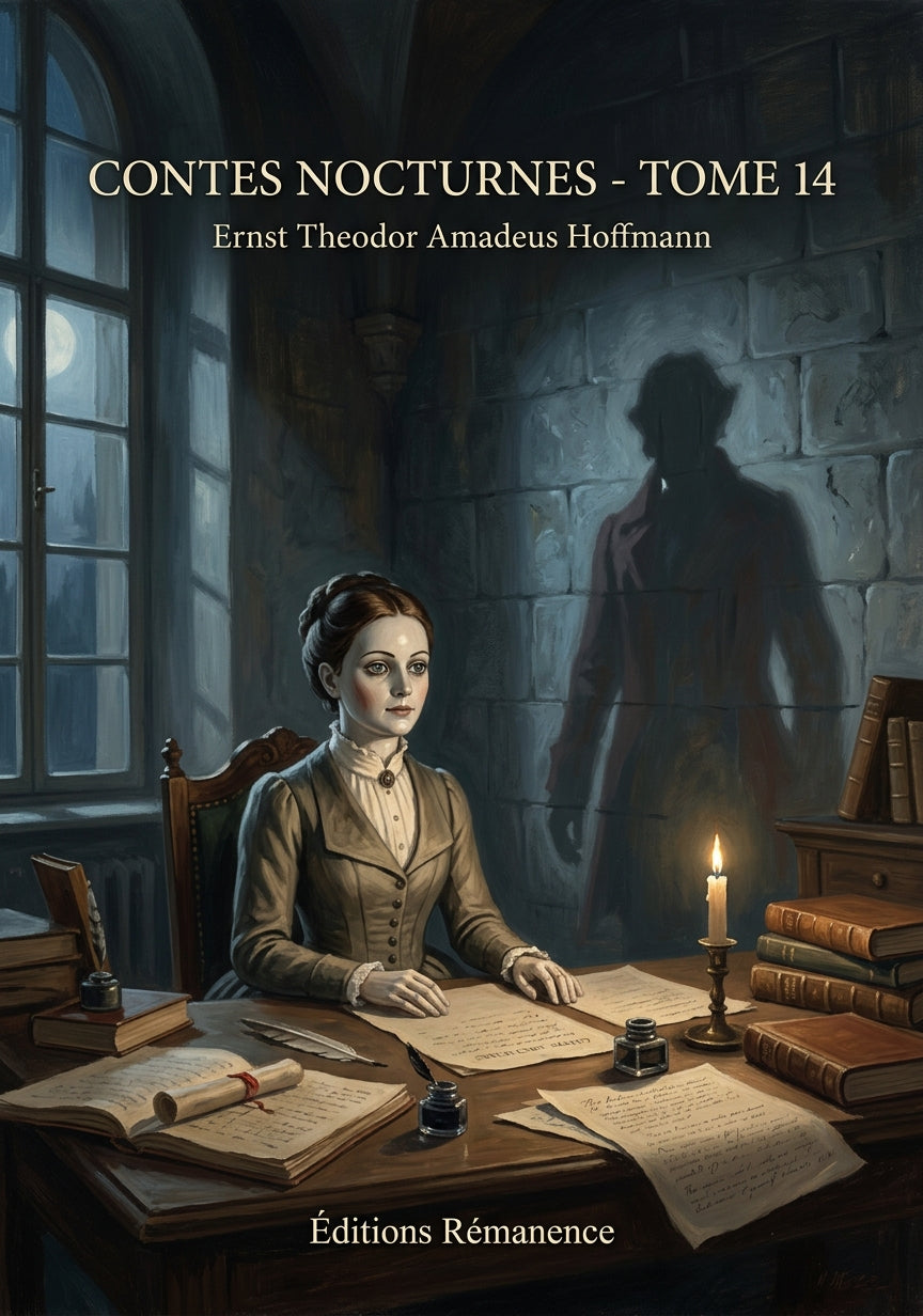 Livre Contes nocturnes - Tome 14 par Ernst Theodor Amadeus Hoffmann - Couverture - Editions Remanence