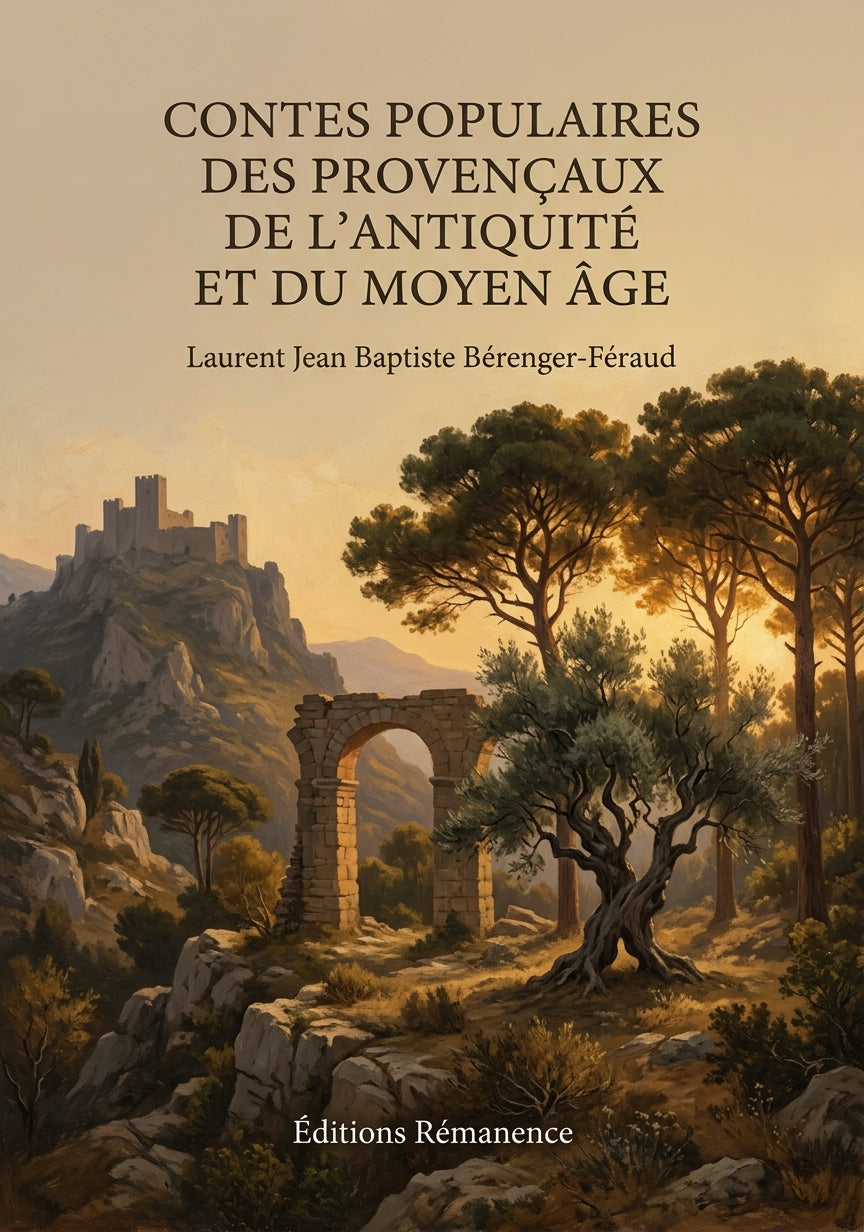 Livre Contes populaires des Provençaux de l’antiquité et du moyen âge par Laurent Jean Baptiste Bérenger-Féraud - Couverture - Editions Remanence