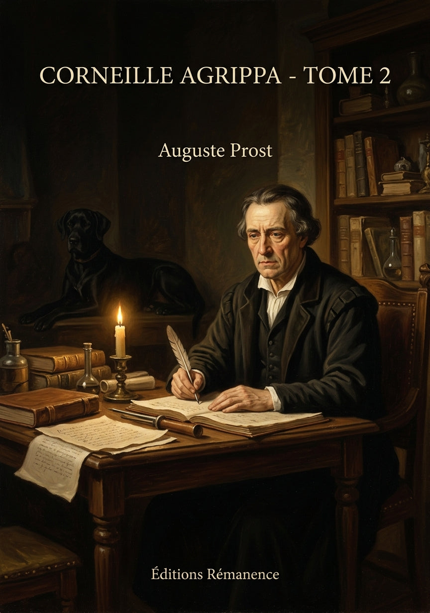 Livre Corneille Agrippa - Tome 2 par Auguste Prost - Couverture - Editions Remanence