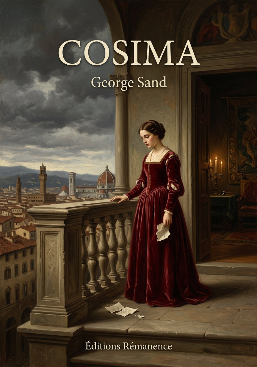 Livre Cosima par George Sand - Couverture - Editions Remanence