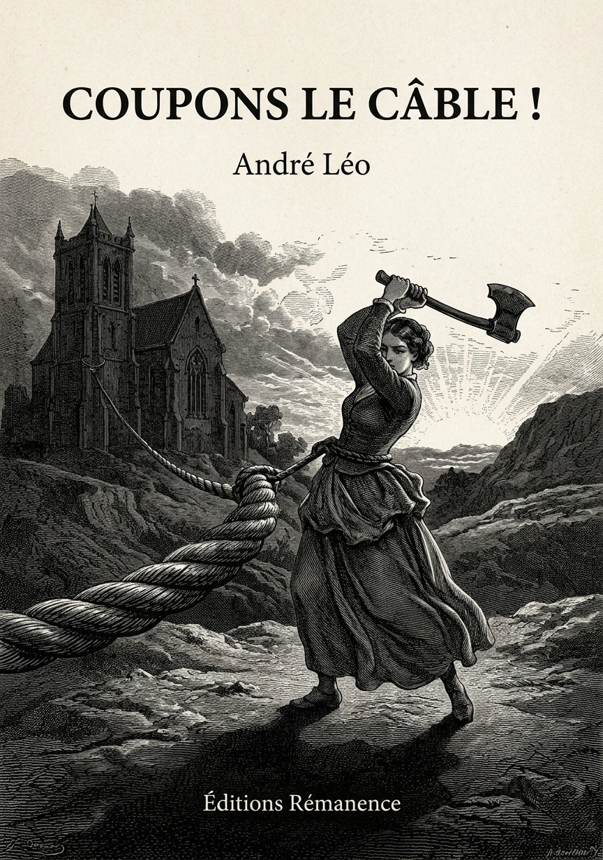Livre Coupons le câble ! par André Léo - Couverture - Editions Remanence