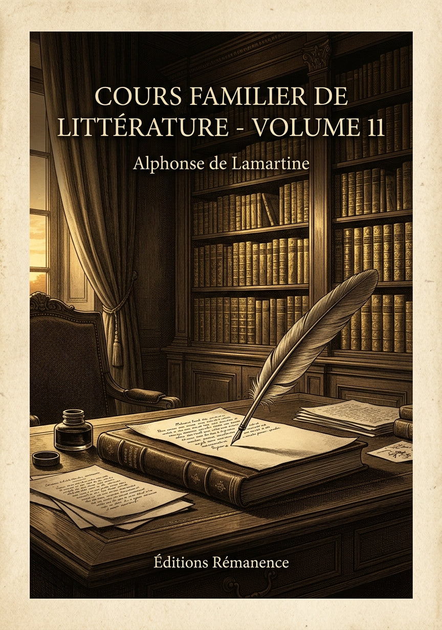 Cours familier de Littérature - Volume 11 - Alphonse de Lamartine (Couverture)
