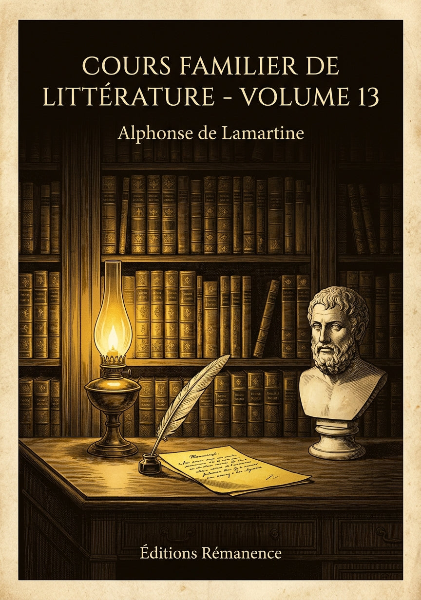 Cours familier de Littérature - Volume 13 - Alphonse de Lamartine (Couverture)