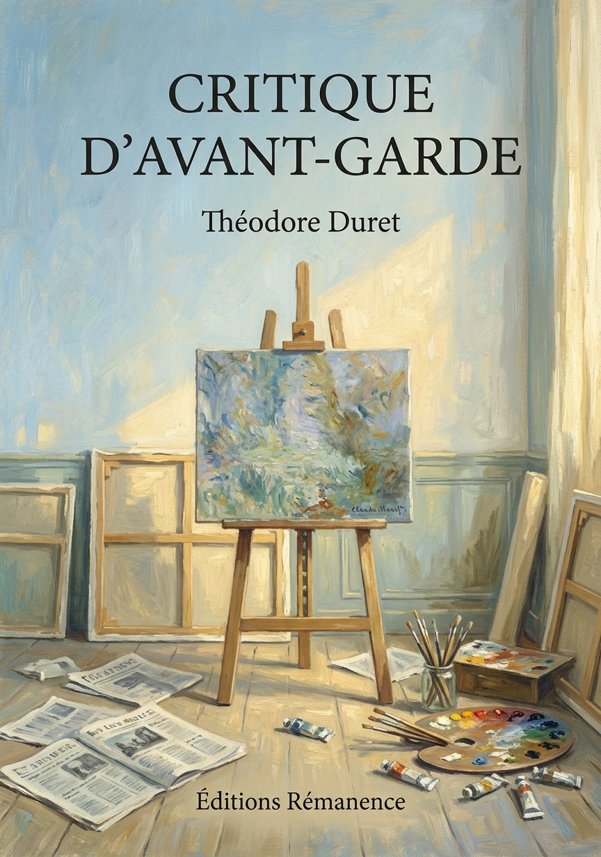 Livre Critique d’avant-garde par Théodore Duret - Couverture - Editions Remanence