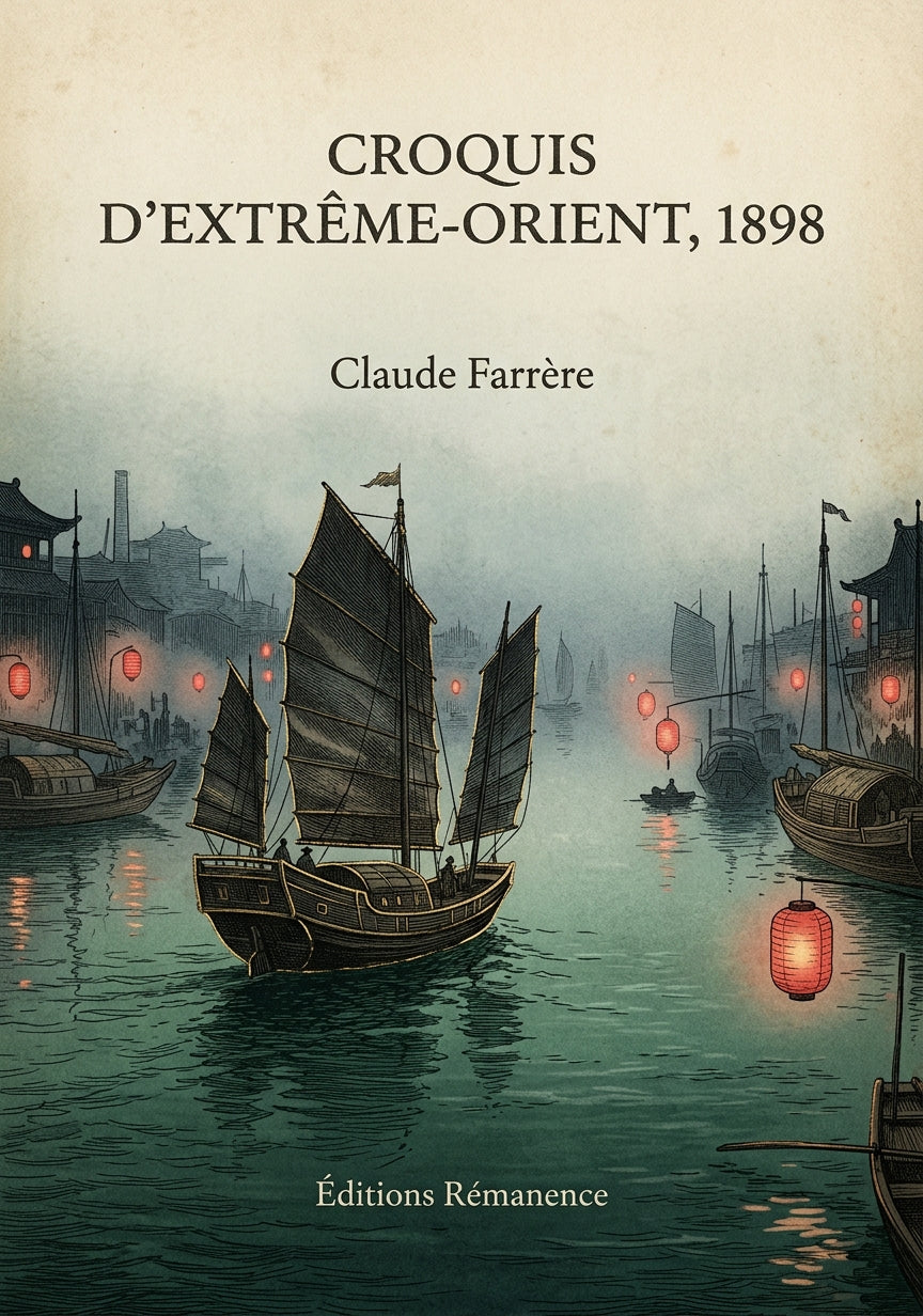 Croquis d'Extrême-Orient, 1898 - Claude Farrère (Couverture)