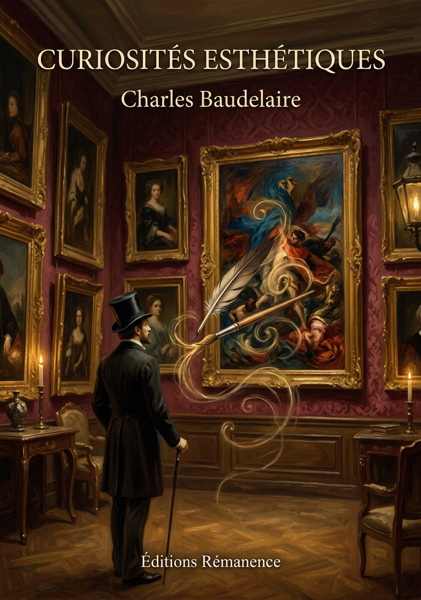 Livre Curiosités esthétiques par Charles Baudelaire - Couverture - Editions Remanence