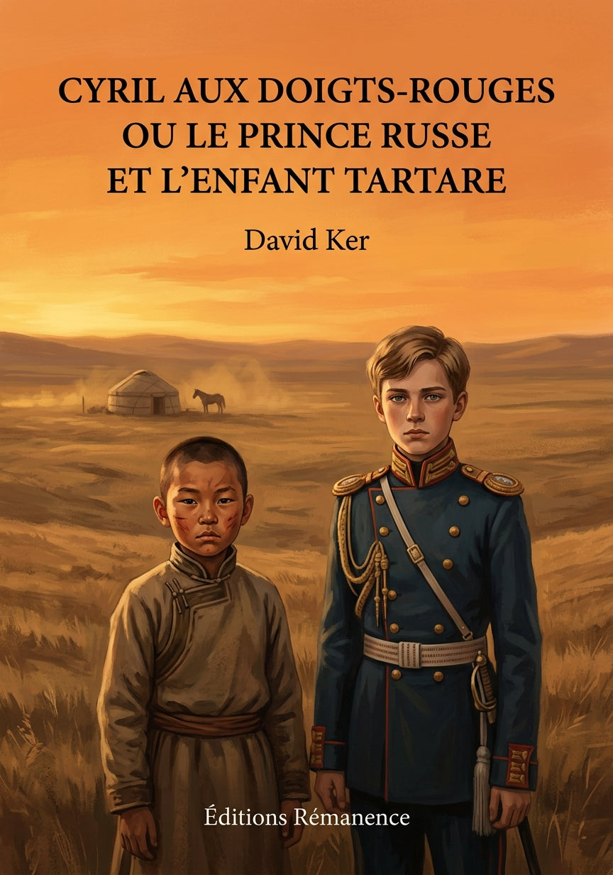 Livre Cyril aux doigts-rouges ou le Prince Russe et l’Enfant Tartare par David Ker - Couverture - Editions Remanence