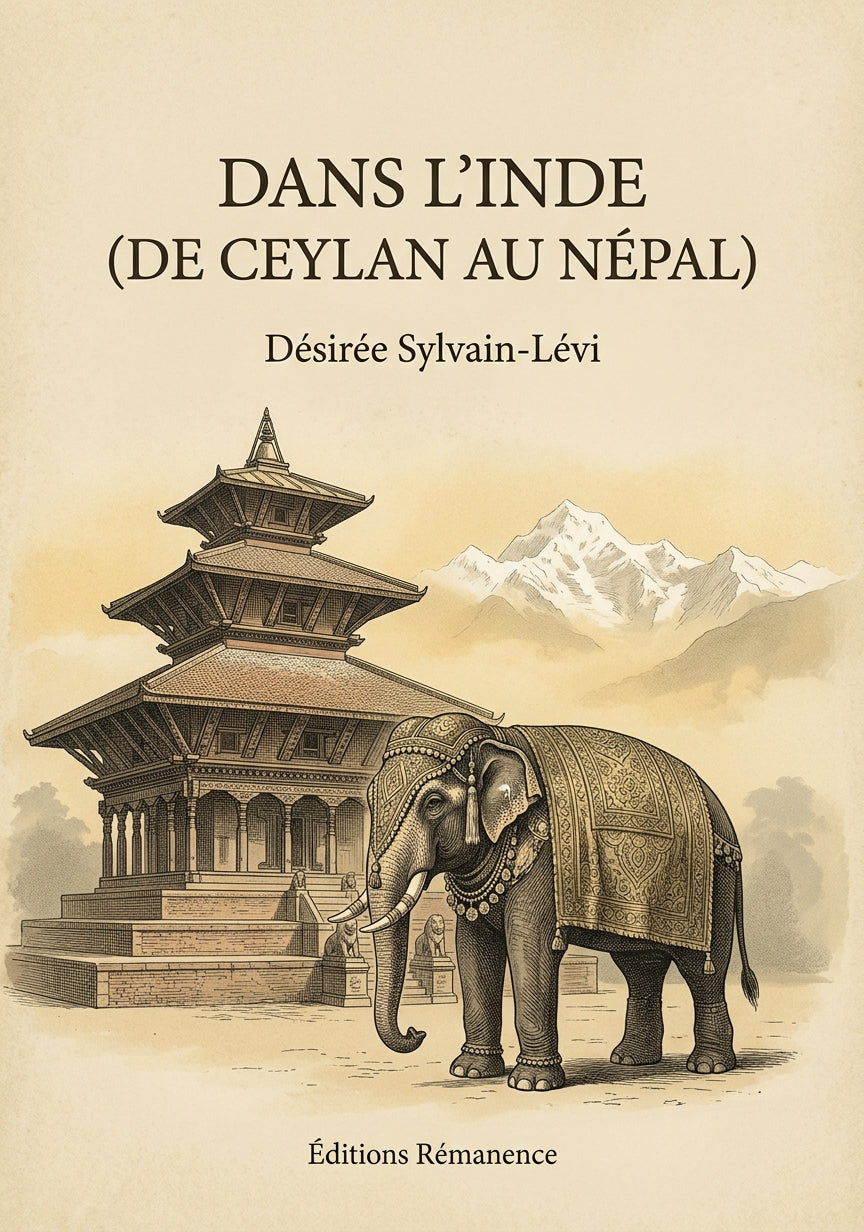 Dans l'Inde (de Ceylan au Népal) - Désirée Sylvain-Lévi (Couverture)