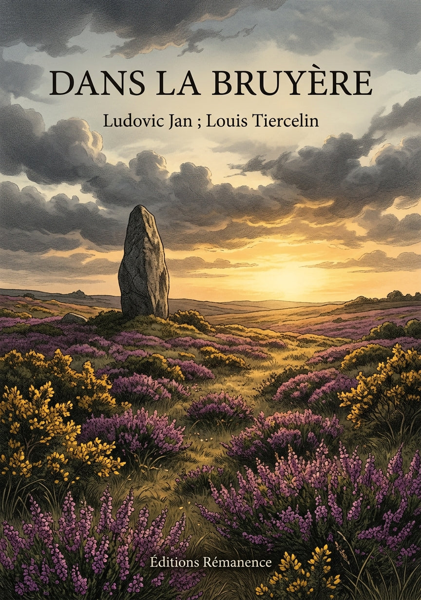 Livre Dans la bruyère par Ludovic Jan ; Louis Tiercelin - Couverture - Editions Remanence