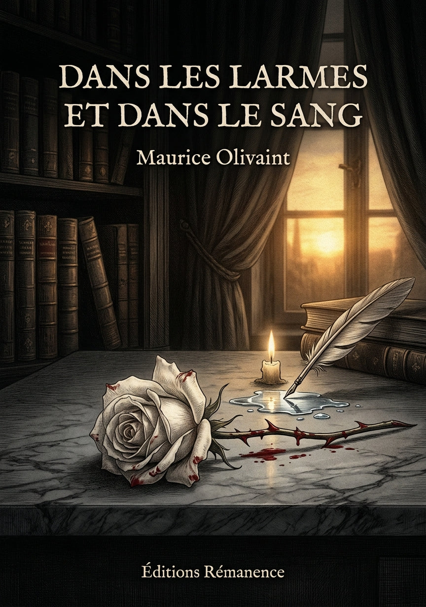 Livre Dans les larmes et dans le sang par Maurice Olivaint - Couverture - Editions Remanence