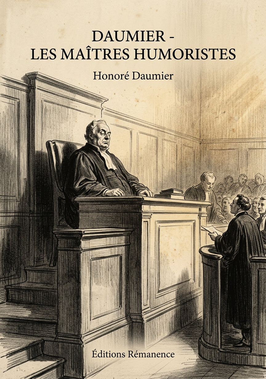 Livre Daumier - Les Maîtres humoristes par Honoré Daumier - Couverture - Editions Remanence
