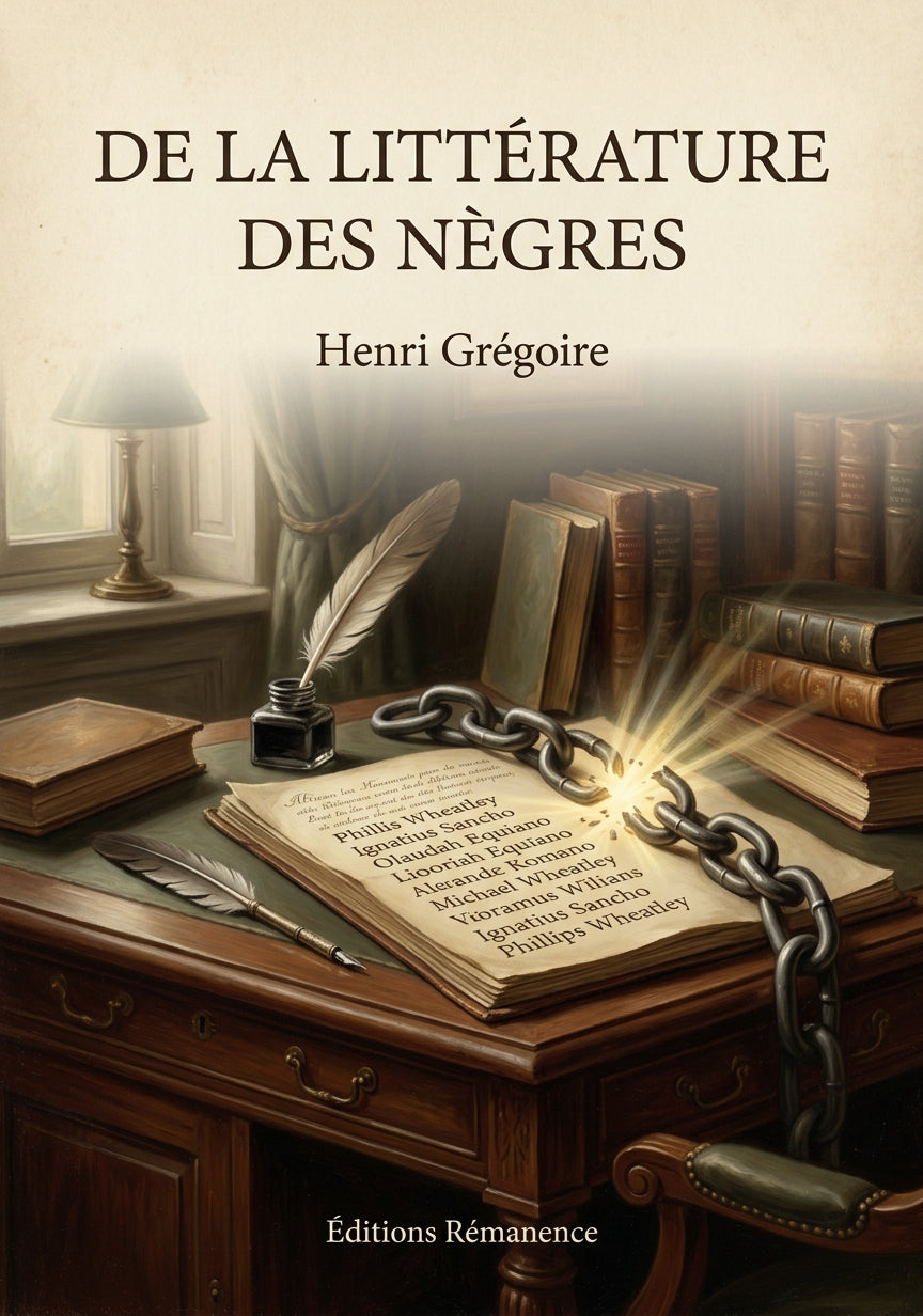 De la littérature des nègres - Henri Grégoire (Couverture)