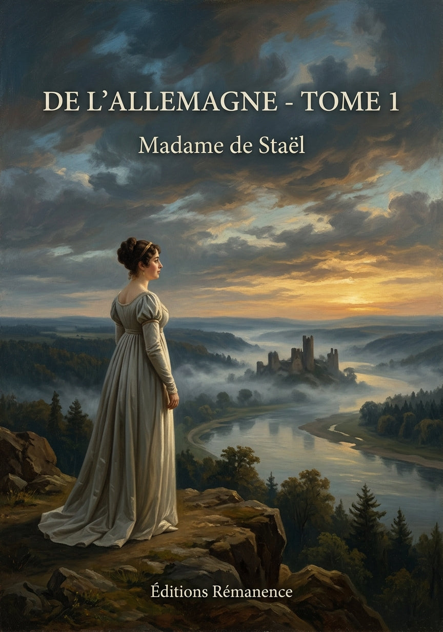 Livre De l’Allemagne - Tome 1 par Madame de Staël - Couverture - Editions Remanence