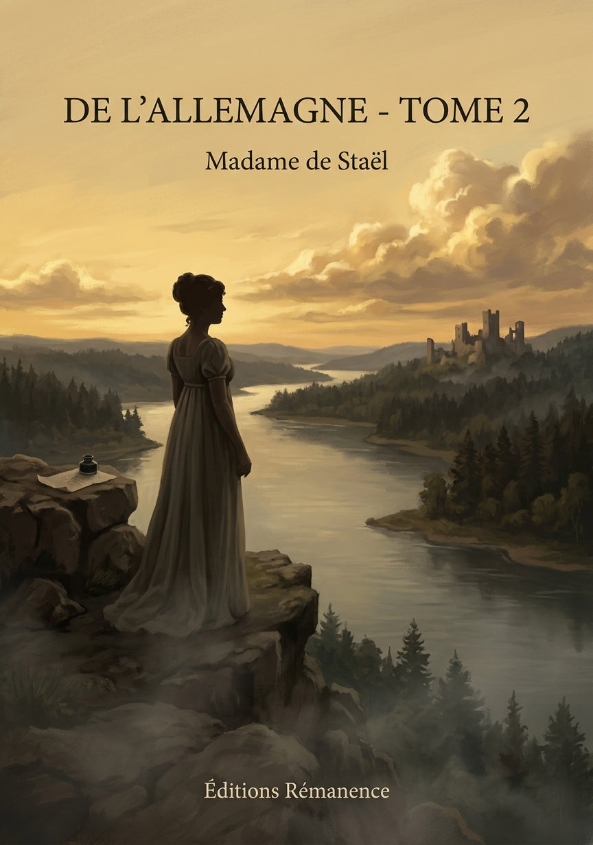 Livre De l’Allemagne - Tome 2 par Madame de Staël - Couverture - Editions Remanence