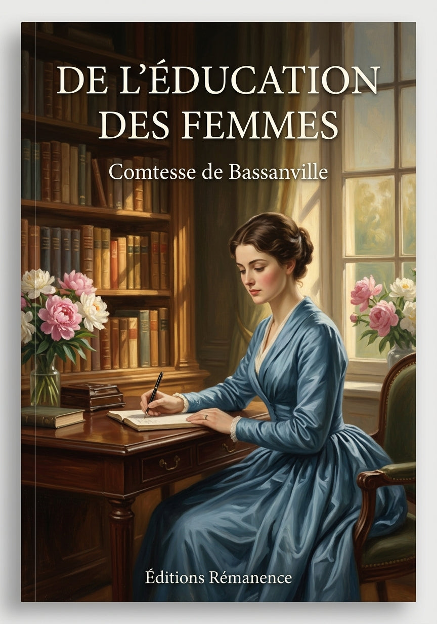 Livre De l’éducation des femmes par Comtesse de Bassanville - Couverture - Editions Remanence