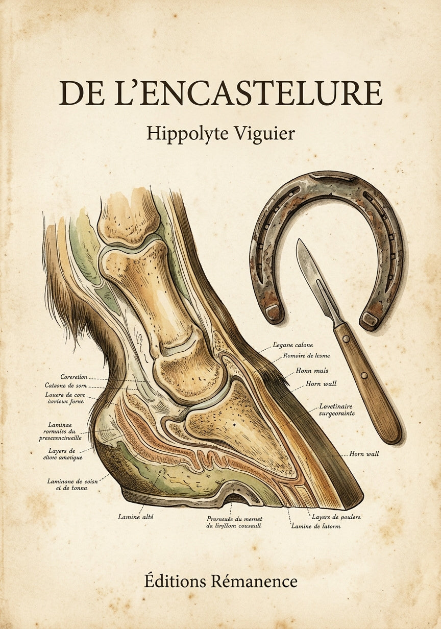 Livre De l’encastelure par Hippolyte Viguier - Couverture - Editions Remanence