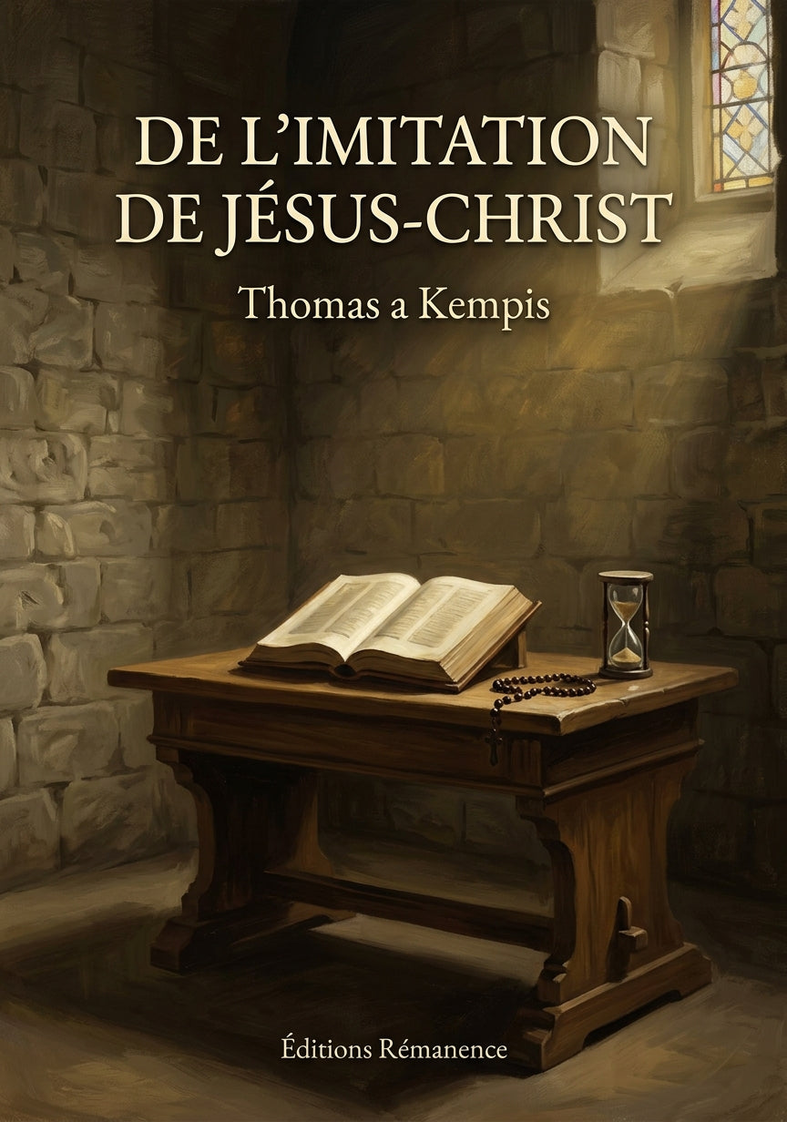 Livre De l’Imitation de Jésus-Christ par Thomas a Kempis - Couverture - Editions Remanence