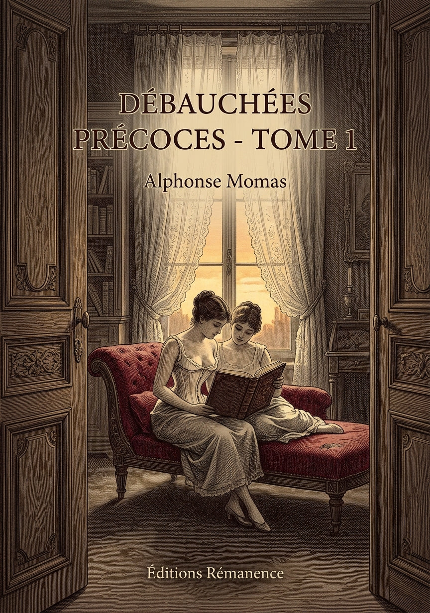 Livre Débauchées précoces - Tome 1 par Alphonse Momas - Couverture - Editions Remanence