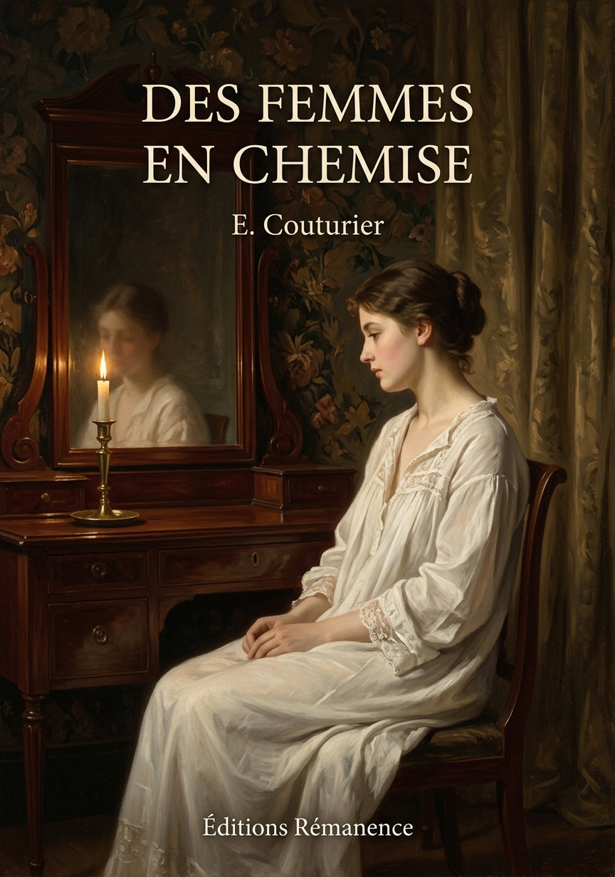 Livre Des femmes en chemise par E. Couturier - Couverture - Editions Remanence