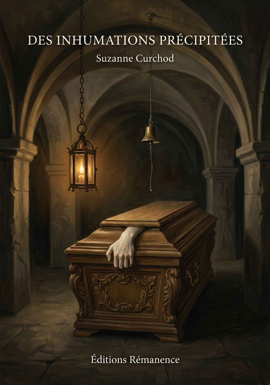 Livre Des inhumations précipitées par Suzanne Curchod - Couverture - Editions Remanence