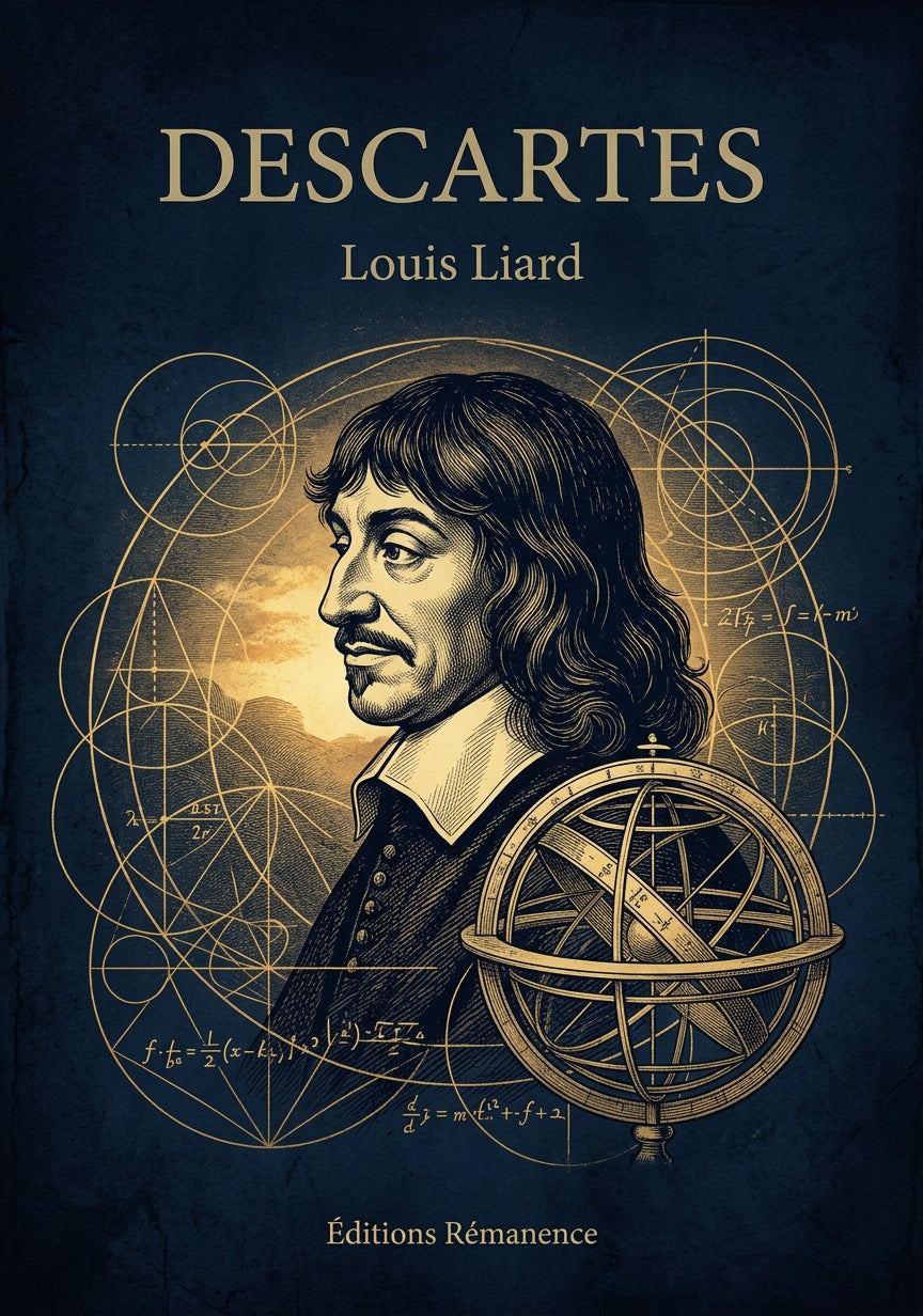 Livre Descartes par Louis Liard - Couverture - Editions Remanence