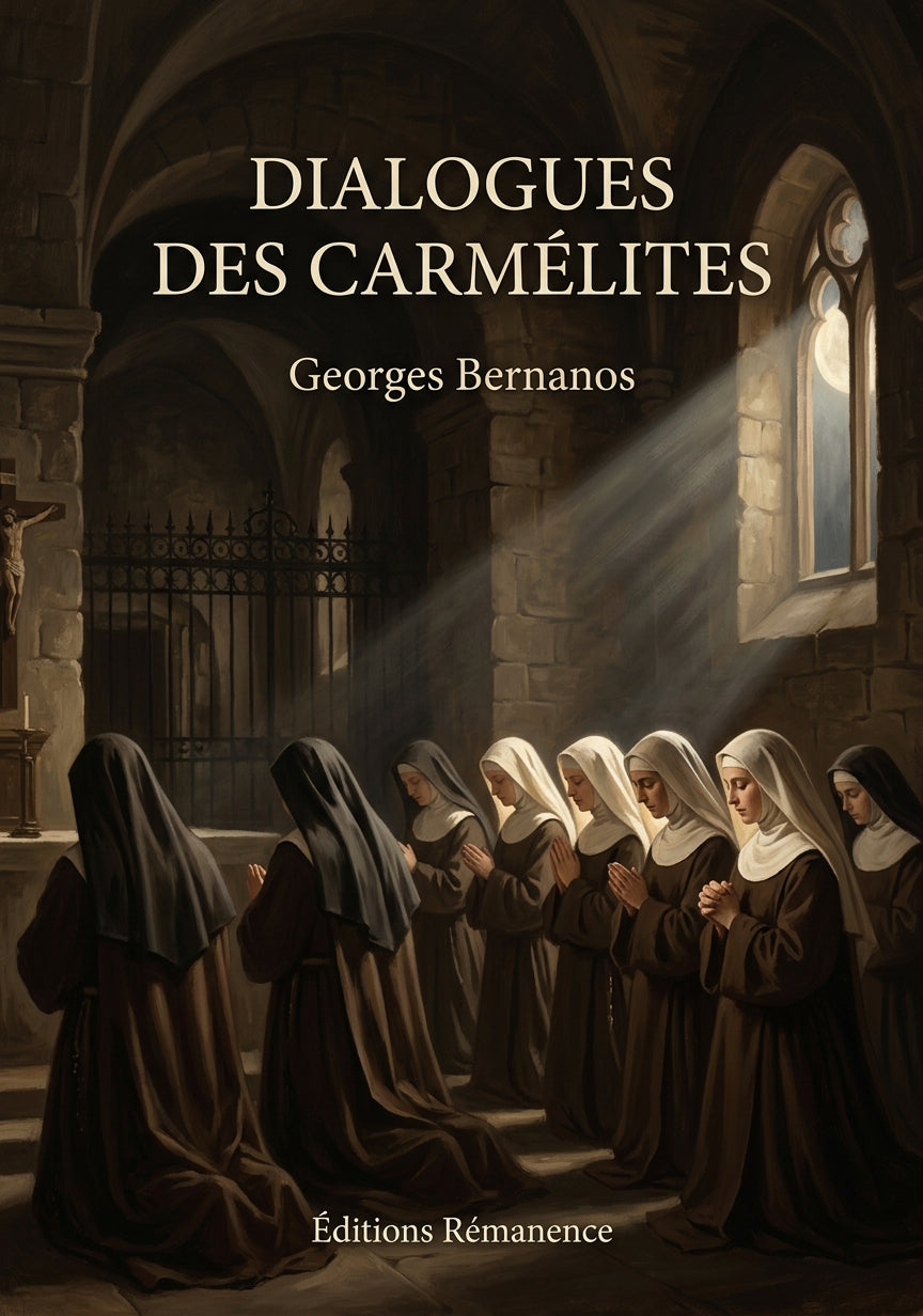 Livre Dialogues des carmélites par Georges Bernanos - Couverture - Editions Remanence