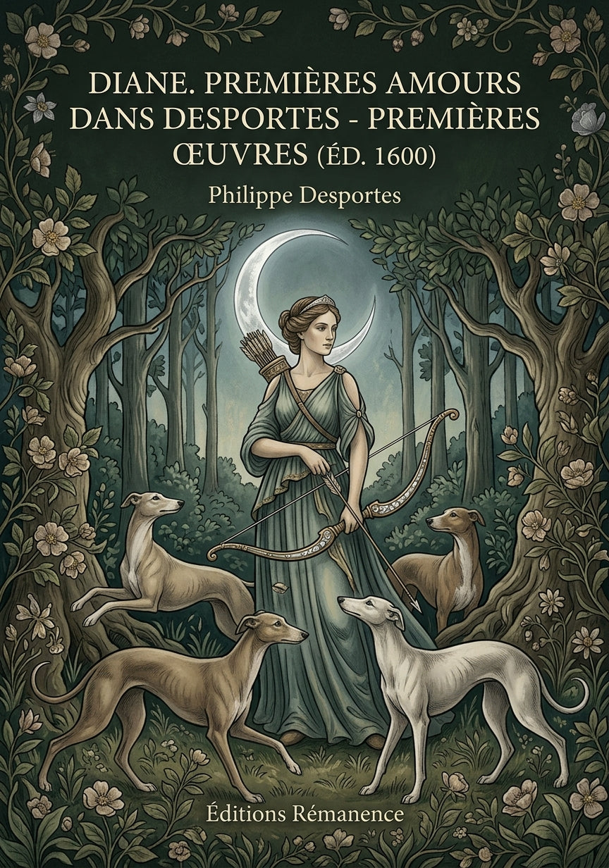 Livre Diane. Premières Amours dans Desportes - Premières œuvres (éd. 1600) par Philippe Desportes - Couverture - Editions Remanence