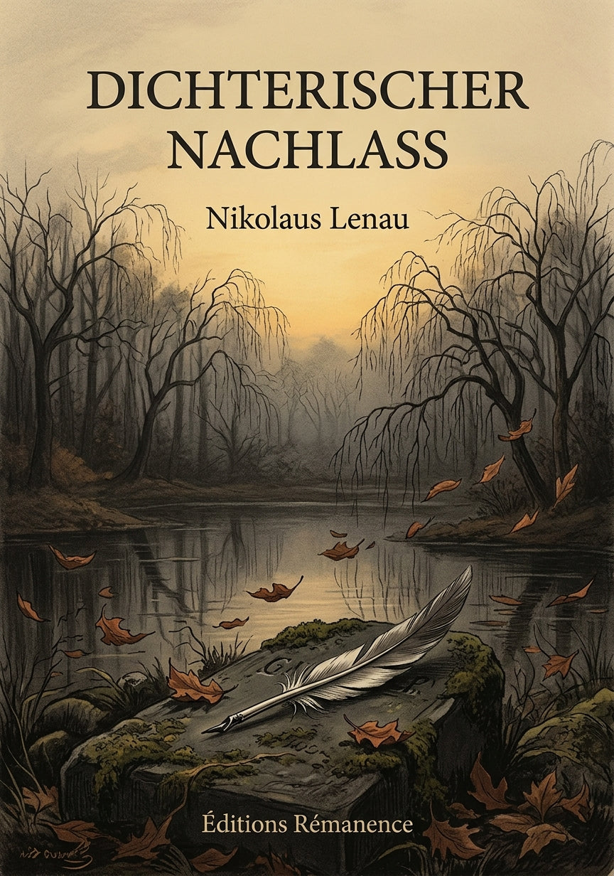 Livre Dichterischer Nachlass par Nikolaus Lenau - Couverture - Editions Remanence