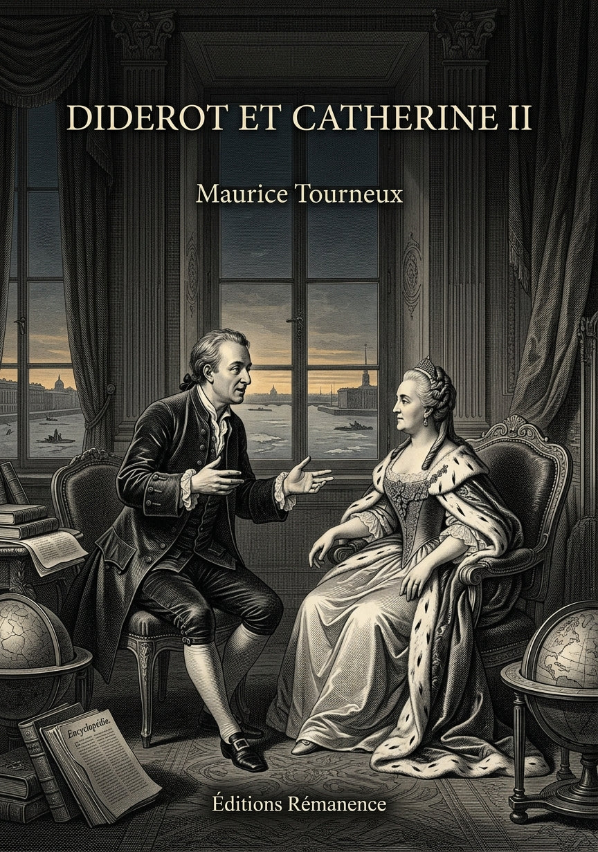 Livre Diderot et Catherine II par Maurice Tourneux - Couverture - Editions Remanence