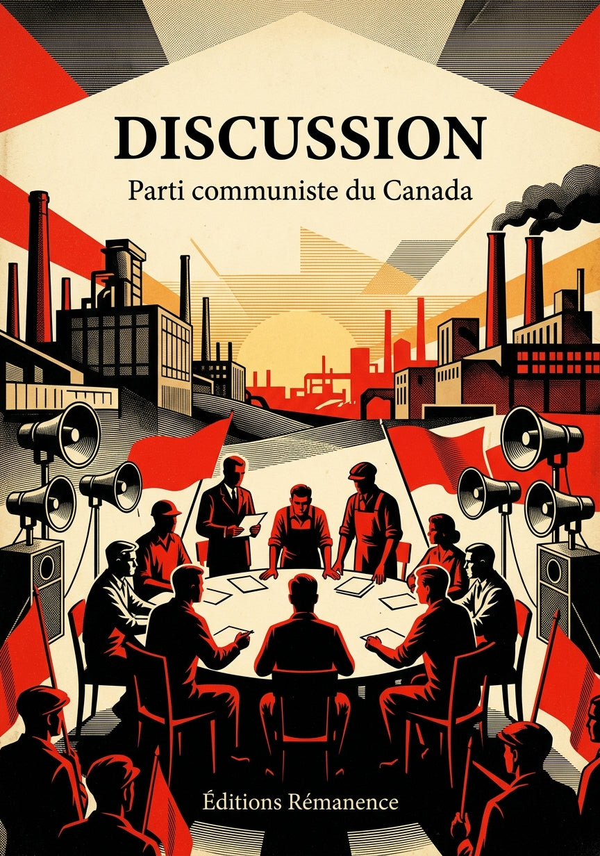 Livre Discussion par Parti communiste du Canada - Couverture - Editions Remanence