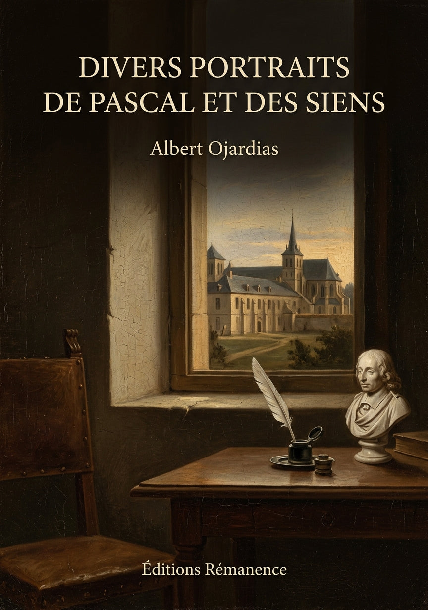 Livre Divers portraits de Pascal et des siens par Albert Ojardias - Couverture - Editions Remanence