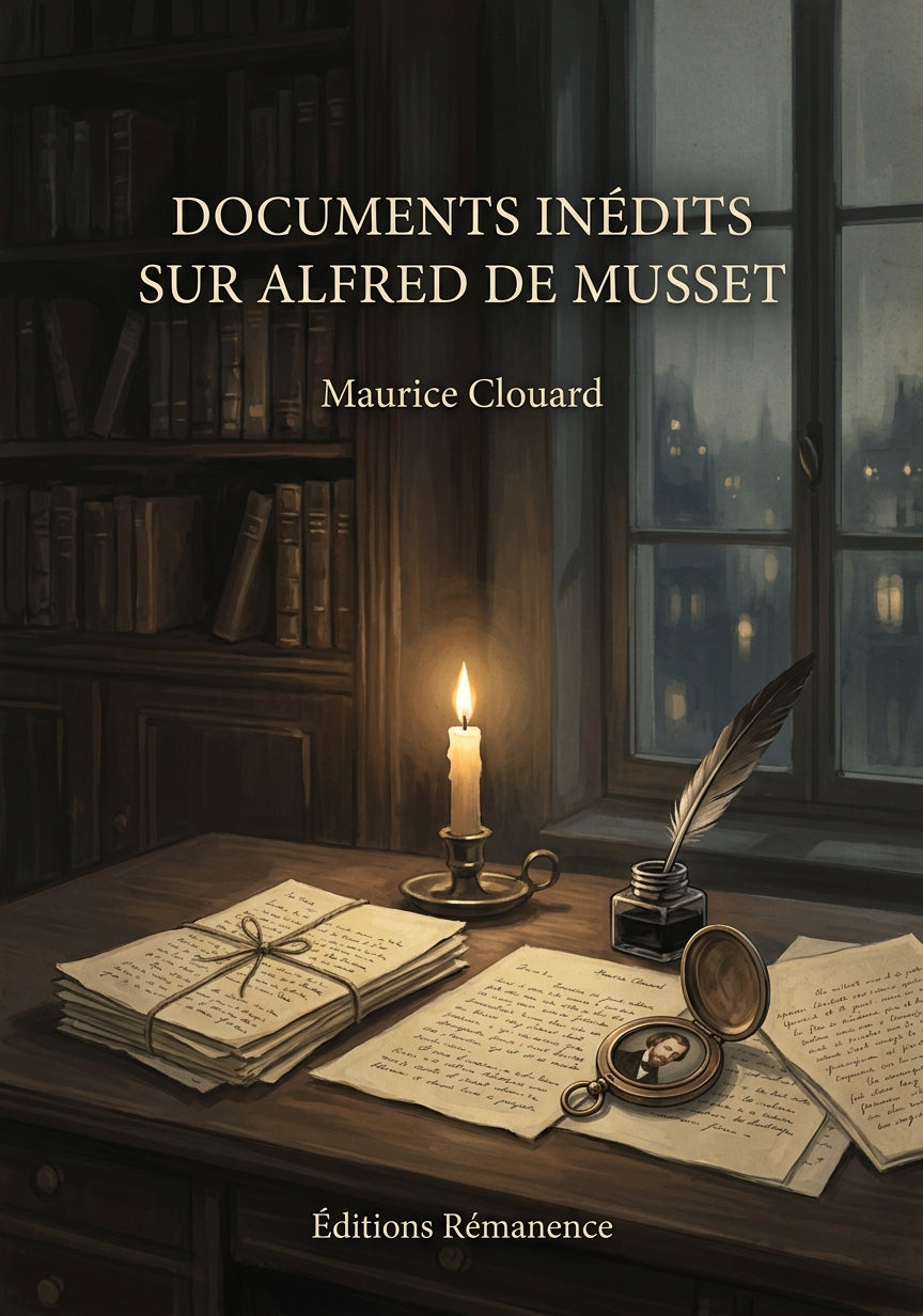 Documents Inédits sur Alfred de Musset - Maurice Clouard (Couverture)