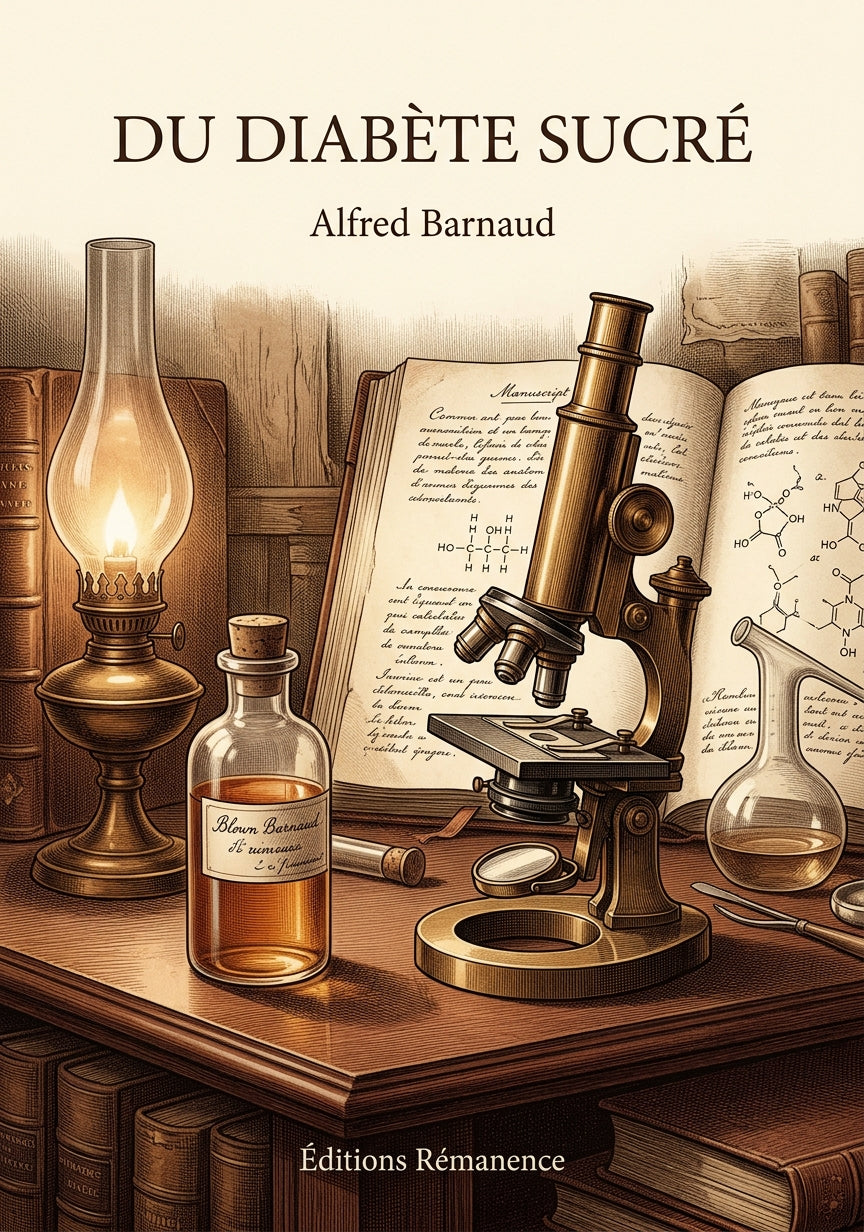 Livre Du diabète sucré par Alfred Barnaud - Couverture - Editions Remanence