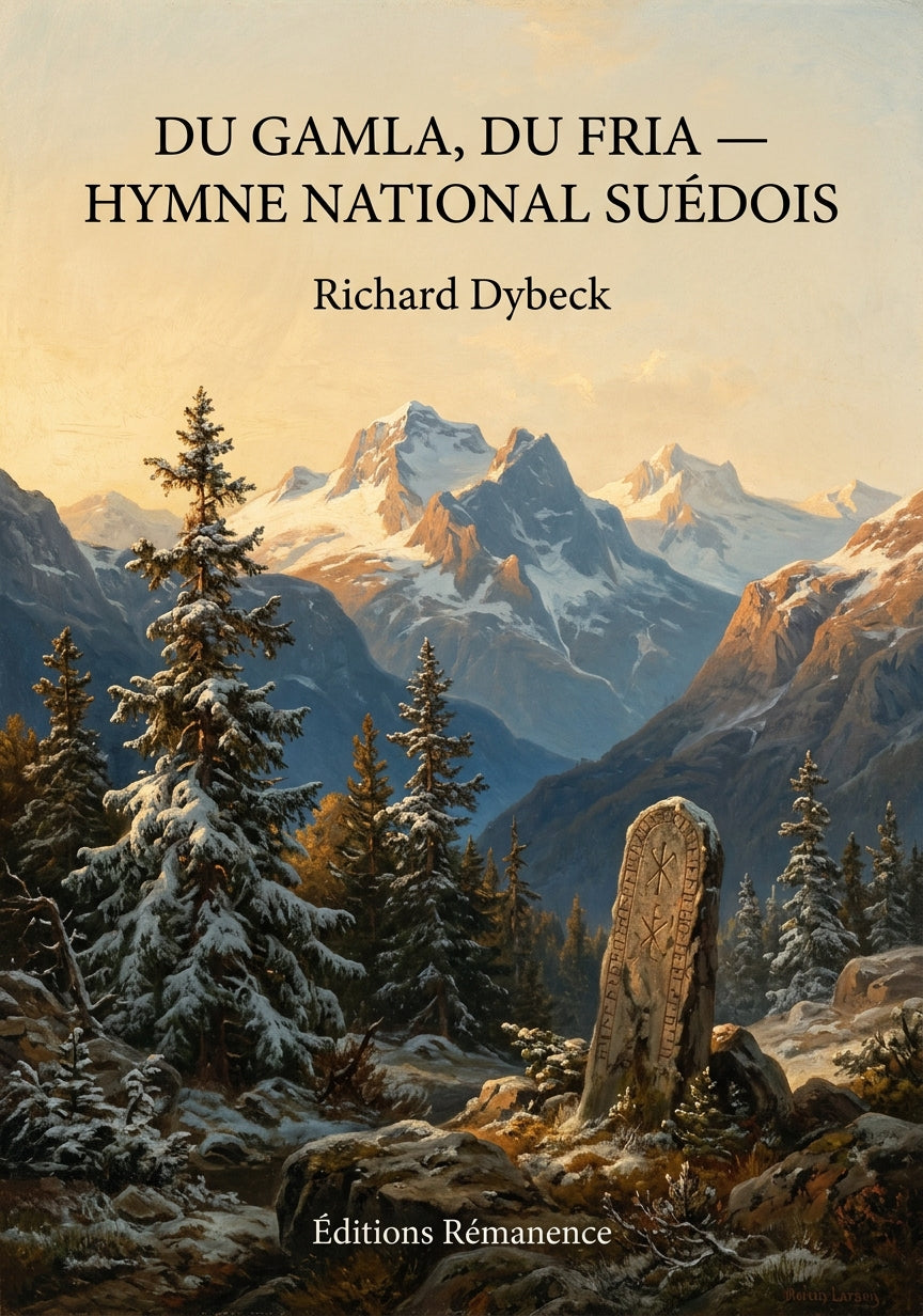 Livre Du gamla, du fria — Hymne national suédois par Richard Dybeck - Couverture - Editions Remanence