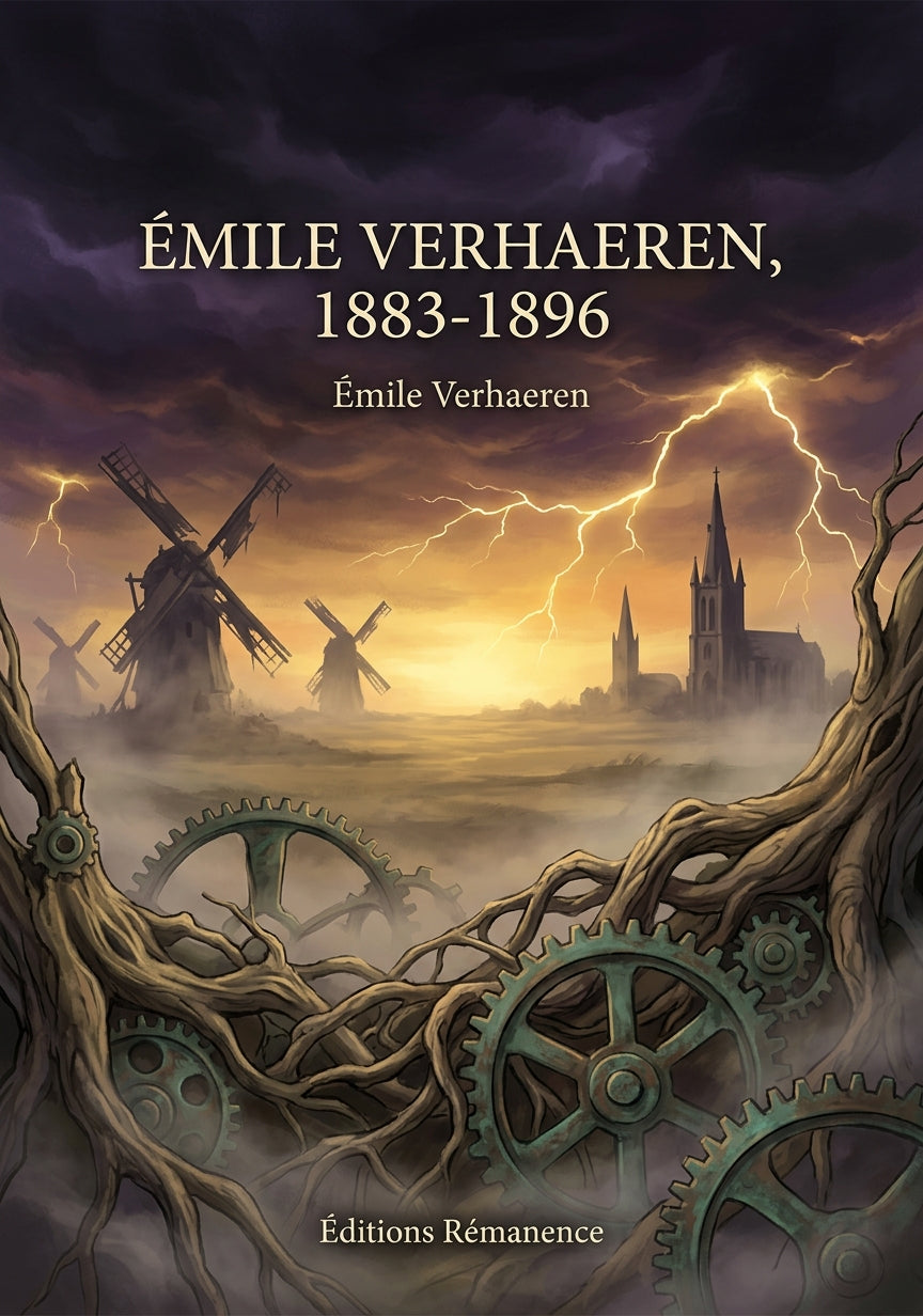 Livre Émile Verhaeren, 1883-1896 par Émile Verhaeren - Couverture - Editions Remanence