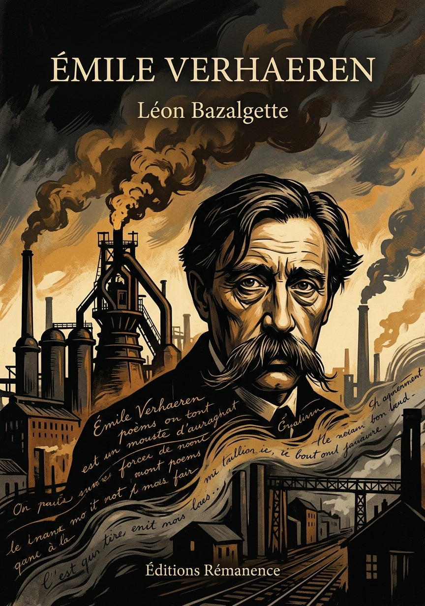 Livre Émile Verhaeren par Léon Bazalgette - Couverture - Editions Remanence