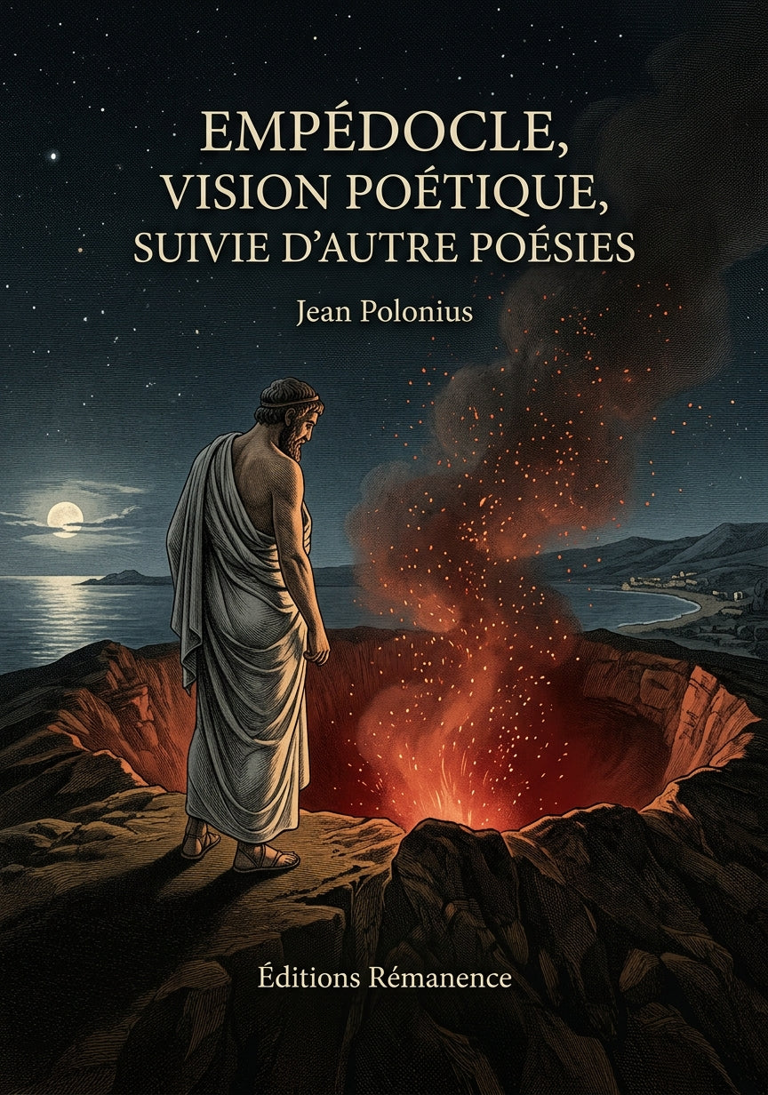 Livre Empédocle, vision poétique, suivie d'autre poésies par Jean Polonius - Couverture - Editions Remanence