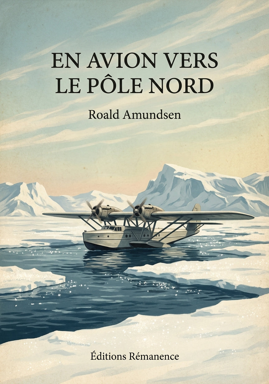 En avion vers le pôle nord - Roald Amundsen (Couverture)