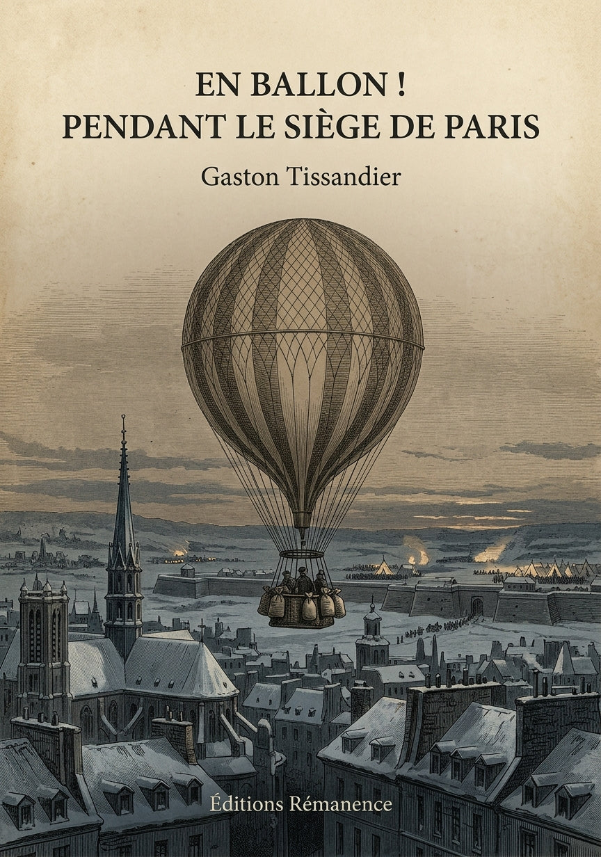En ballon ! Pendant le siège de Paris - Gaston Tissandier (Couverture)