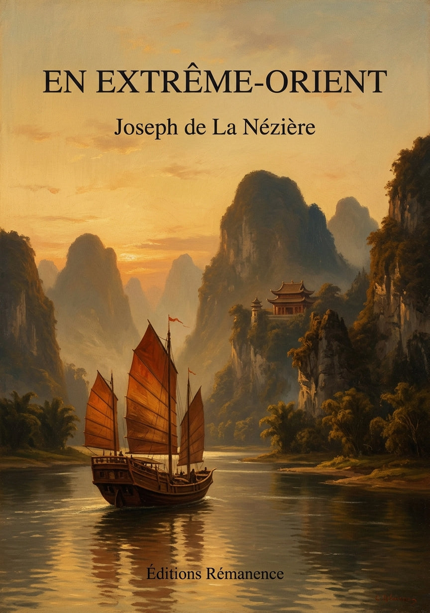 Livre En Extrême-Orient par Joseph de La Nézière - Couverture - Editions Remanence