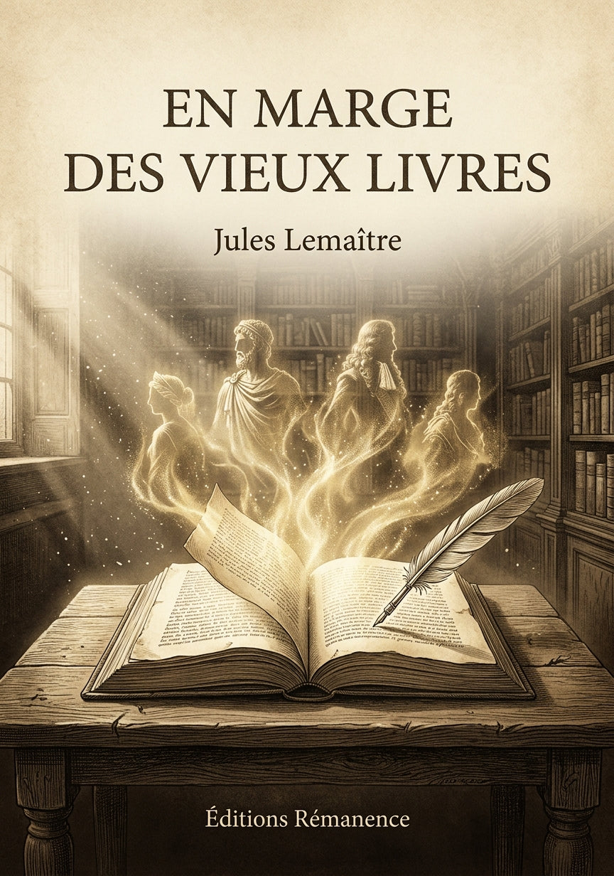 Livre En marge des vieux livres par Jules Lemaître - Couverture - Editions Remanence