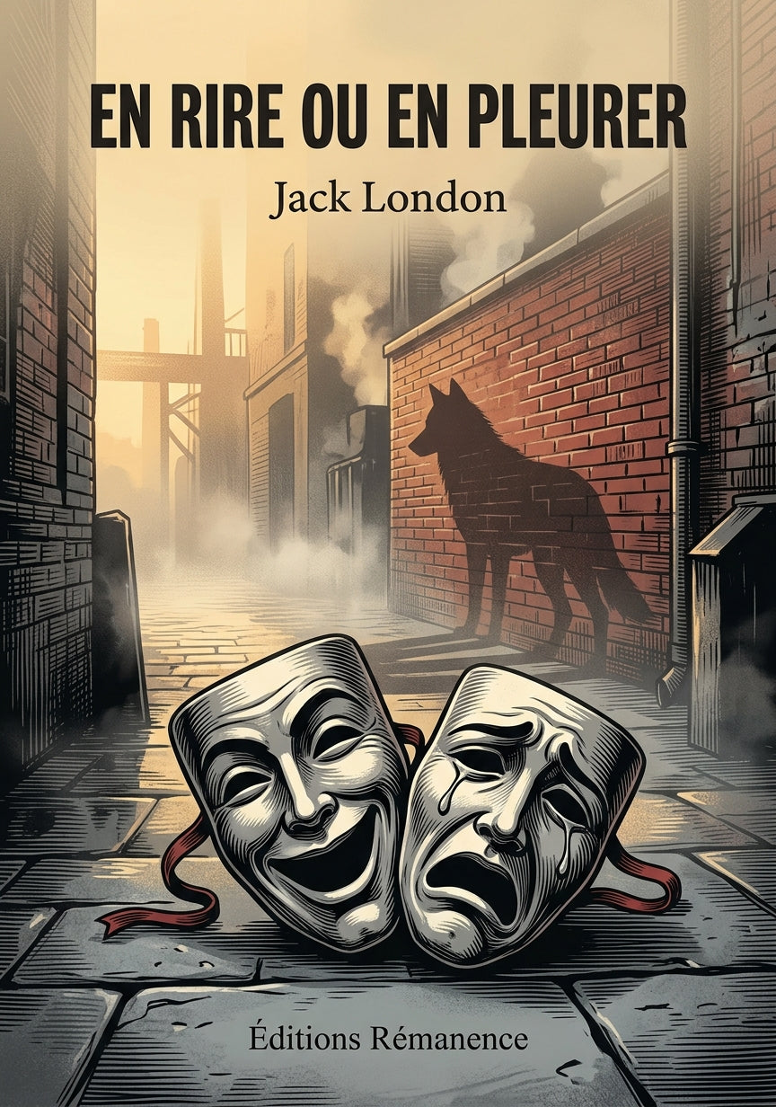 Livre En rire ou en pleurer par Jack London - Couverture - Editions Remanence