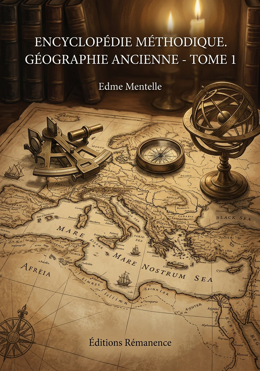 Livre Encyclopédie méthodique. Géographie ancienne - Tome 1 par Edme Mentelle - Couverture - Editions Remanence